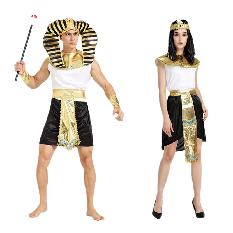Halloween Ancient Egyptian Pharaoh Cleopatra King Empress Cleopatra Queen Cosplay Costumes For Adult Men Women(no cane)
Halloween Ancient Egyptian Pharaoh Cleopatra King Empress Cleopatra Queen Cosplay Costumes For Adult Men Women(no cane)