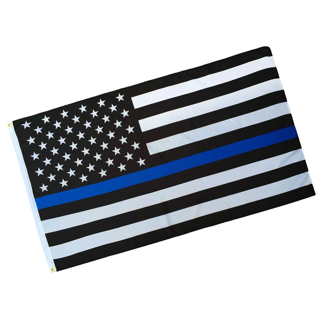 90 X 150cm USA Police Blue Line Memorial American 3ft X 5ft Flag Banners 90 X 150cm USA Police Blue Line Memorial American 3ft X 5ft Flag Banners