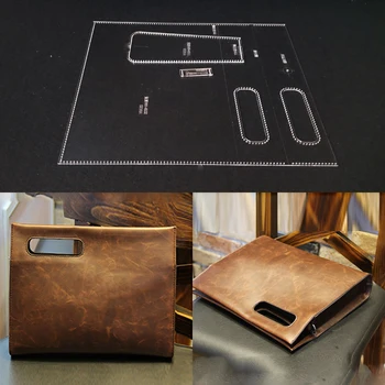 1set DIY Acrylic Leather Template Home Handwork Leathercraft Sewing Pattern Tools Accessory Handbag 300x240x70mm
1set DIY Acrylic Leather Template Home Handwork Leathercraft Sewing Pattern Tools Accessory Handbag 300x240x70mm
