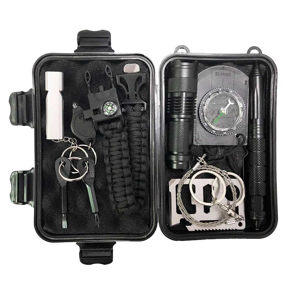 Camping 10 in 1 survival kit Outdoor tourism Multifunction First aid SOS Emergency Supplies +slingshot survival kit military
Camping 10 in 1 survival kit Outdoor tourism Multifunction First aid SOS Emergency Supplies +slingshot survival kit military