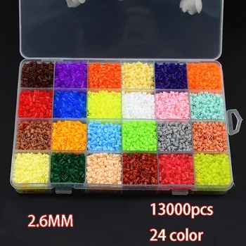 13000Pcs 24 Color Hama Beads 2.6mm Perler Beads DIY Creative Puzzles Tangram Jigsaw Board Educational Baby Kid Toys Gifts
13000Pcs 24 Color Hama Beads 2.6mm Perler Beads DIY Creative Puzzles Tangram Jigsaw Board Educational Baby Kid Toys Gifts