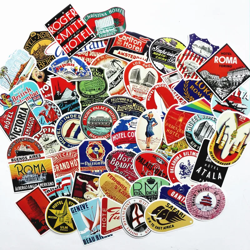 55PCS Europe and the United States retro poster sticker suitcase luggage trolley case laptop skateboard decorative stickers
55PCS Europe and the United States retro poster sticker suitcase luggage trolley case laptop skateboard decorative stickers