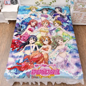 Anime Flannel or Polyester Peachskin Bed Sheets Anime Love Live! School idol project Bed Cover Bedding Throw Blanket for girls
Anime Flannel or Polyester Peachskin Bed Sheets Anime Love Live! School idol project Bed Cover Bedding Throw Blanket for girls