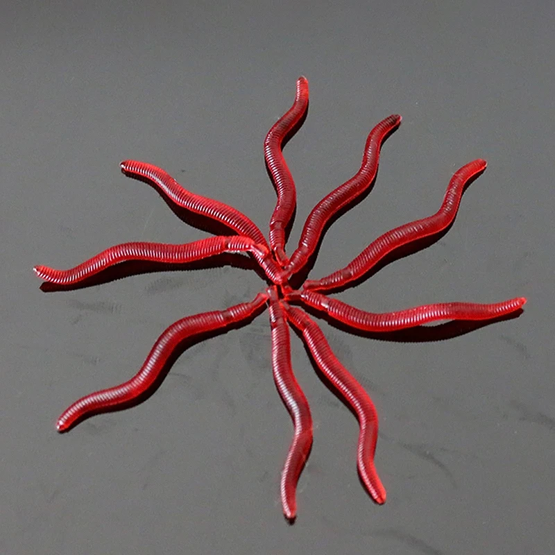 10pcs 3.5cm Bionic earthworm Silicone bait Soft lure red Worms Carp Fishing Lure Set artificial fake baits For fishing Pond lake
10pcs 3.5cm Bionic earthworm Silicone bait Soft lure red Worms Carp Fishing Lure Set artificial fake baits For fishing Pond lake