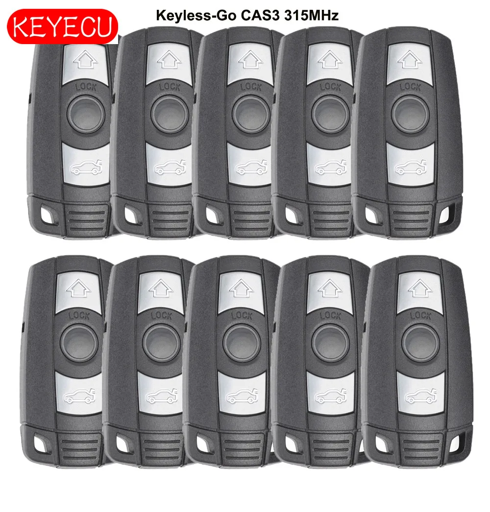 Keyecu 10PCS Smart Remote Key Fob 315MHz for BMW 3 5 Series with Comfort Access FCC: KR55WK49147
Keyecu 10PCS Smart Remote Key Fob 315MHz for BMW 3 5 Series with Comfort Access FCC: KR55WK49147