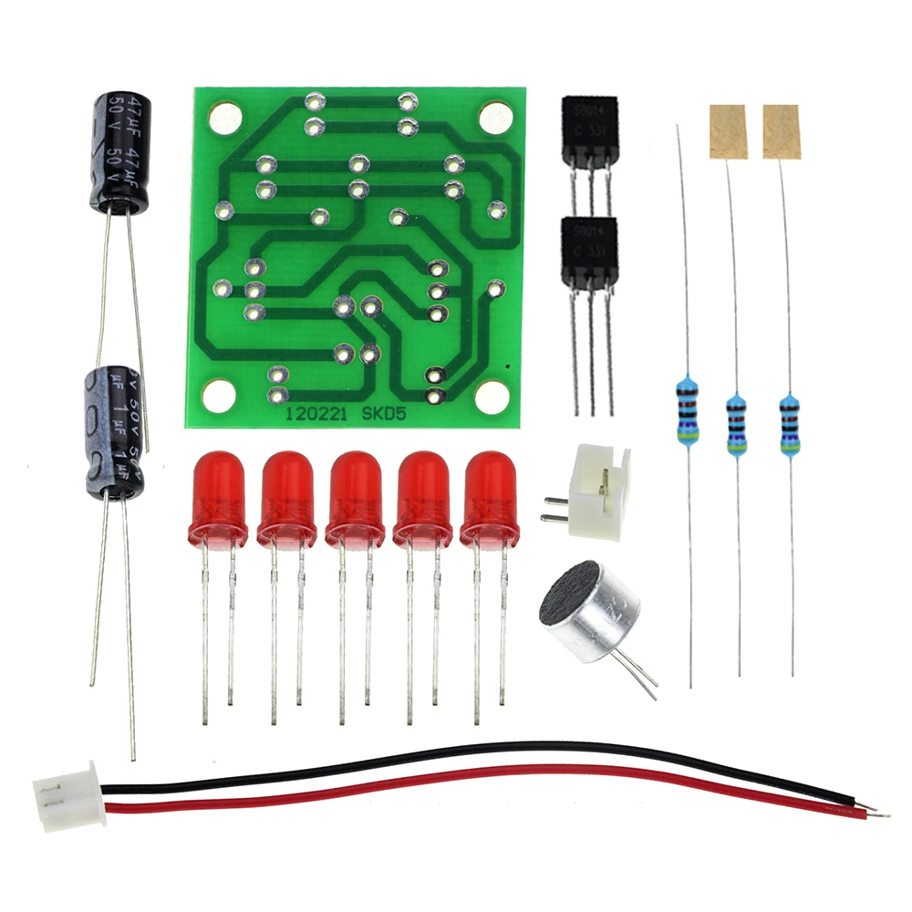 Voice Control LED Melody Light DIY Kits Production Suite Small Electronic Learning Electronic Kits.
Voice Control LED Melody Light DIY Kits Production Suite Small Electronic Learning Electronic Kits.