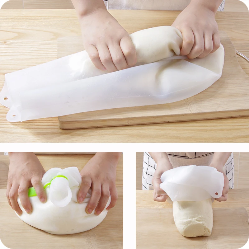 Silica gel knead dough bag can do fruit juice puree can kneading dough baking noodle flour mix tool
Silica gel knead dough bag can do fruit juice puree can kneading dough baking noodle flour mix tool