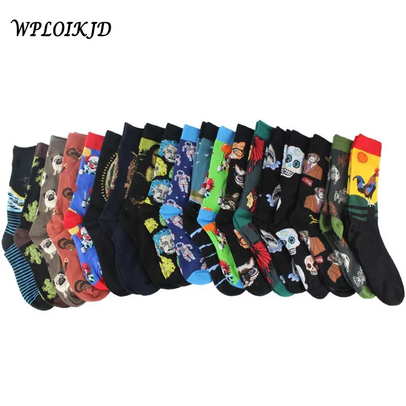 Hip Hop Creative Funny Painting Funny Socks Happy Cotton Crew Socks Skarpetki Men Harajuku Wedding Clacetines Hombre Divertidos
Hip Hop Creative Funny Painting Funny Socks Happy Cotton Crew Socks Skarpetki Men Harajuku Wedding Clacetines Hombre Divertidos