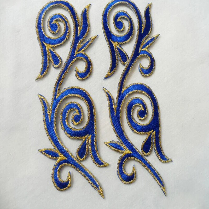 20PCS /10pairs Hhandmade fabric Blue thread Embroidery flower applique patch costume applique iron on patch
20PCS /10pairs Hhandmade fabric Blue thread Embroidery flower applique patch costume applique iron on patch
