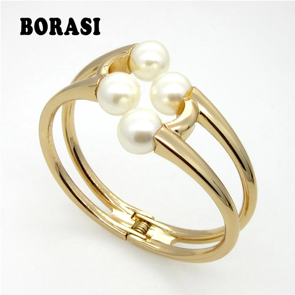 New Fashion Pearl Jewelry Elegant Women Bangle Wristband Bracelet Cuff Bling Lady Gift Bracelets Bangles
New Fashion Pearl Jewelry Elegant Women Bangle Wristband Bracelet Cuff Bling Lady Gift Bracelets Bangles