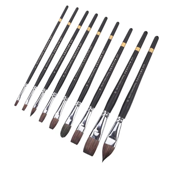 Watercolor brush gray mouse animal hair 9 pcs set cat tongue flat gouache acrylic student art beginner hand-painted adult brush
Watercolor brush gray mouse animal hair 9 pcs set cat tongue flat gouache acrylic student art beginner hand-painted adult brush