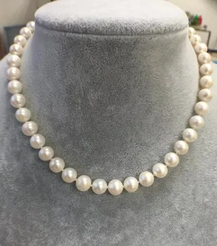 925 Ms. real natural big Natural freshwater pearls 9-10mm near round pearl necklace blemish light pearl necklace for her moth
925 Ms. real natural big Natural freshwater pearls 9-10mm near round pearl necklace blemish light pearl necklace for her moth