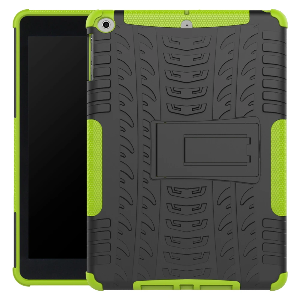 Для Apple iPad 9 7 дюймов 2017 и 2018 жесткое воздействие чехол Heavy Duty гибридный прочный