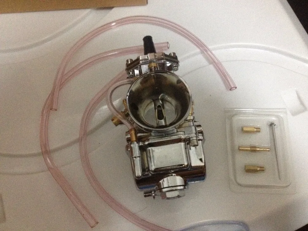 free shipping carburetor 30mm for PWK racing flat side the OEM replace keihin OKO carb chrome | Автомобили и мотоциклы