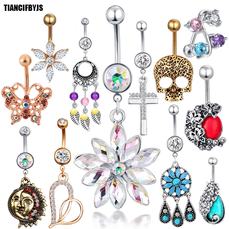 TIANCIFBYJS1pc Steel Belly Button Rings Crystal Piercing Nombril Navel Piercings Earring Gold Belly Piercing Woman Body Jewlery
TIANCIFBYJS1pc Steel Belly Button Rings Crystal Piercing Nombril Navel Piercings Earring Gold Belly Piercing Woman Body Jewlery