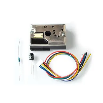 GP2Y1014AU Compact Optical Dust Sensor Smoke Particle Sensor With Cable Instead of GP2Y1010AU0F
GP2Y1014AU Compact Optical Dust Sensor Smoke Particle Sensor With Cable Instead of GP2Y1010AU0F