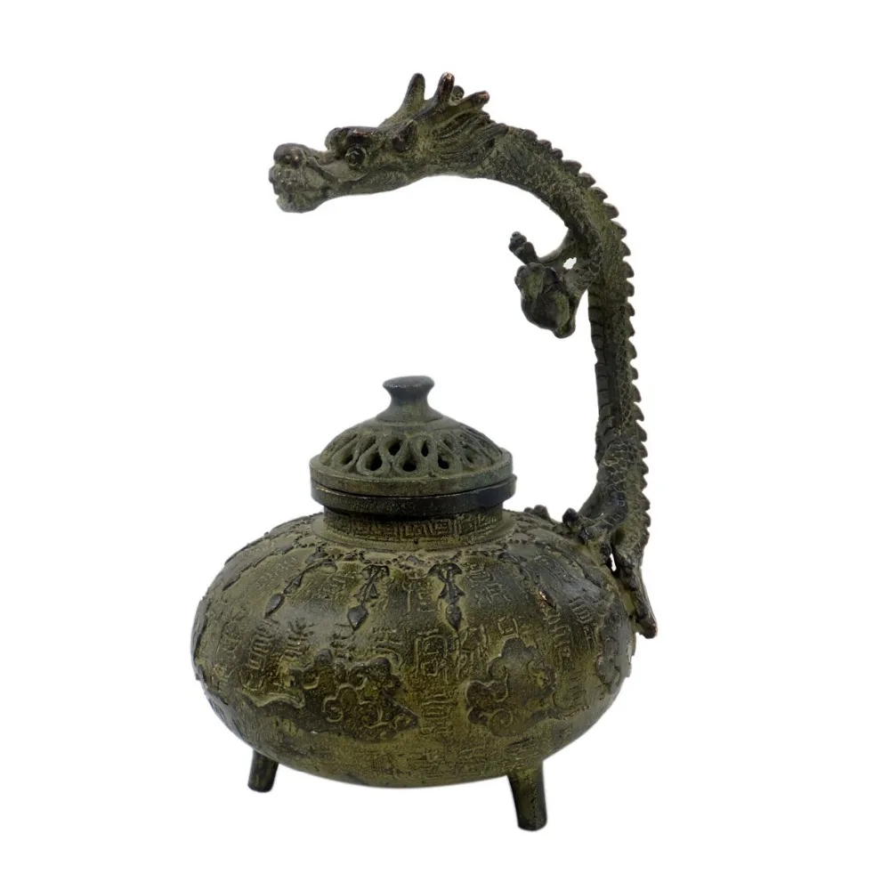 Antique bronze antique copper handle incense ornaments Baishou dragon Home Furnishing supplies decorative crafts gifts
Antique bronze antique copper handle incense ornaments Baishou dragon Home Furnishing supplies decorative crafts gifts
