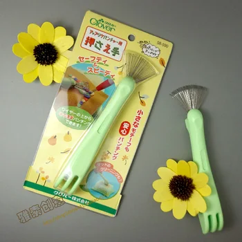 Free shipping needle felt CLOVER Japan Double-ended Brush/Cleaning+Shaping/Pressing 58-590 
Free shipping needle felt CLOVER Japan Double-ended Brush/Cleaning+Shaping/Pressing 58-590