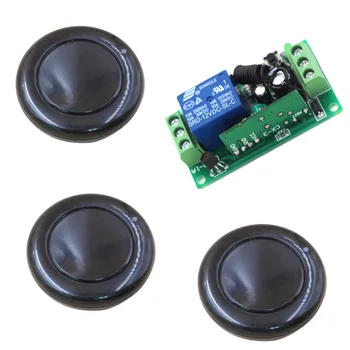 Free Shipping DC 9V 12V 24V 1CH 1CH RF Wireless Remote Control Switch System 3X Transmitter + 1 X Receiver 315/433 MHZ
Free Shipping DC 9V 12V 24V 1CH 1CH RF Wireless Remote Control Switch System 3X Transmitter + 1 X Receiver 315/433 MHZ