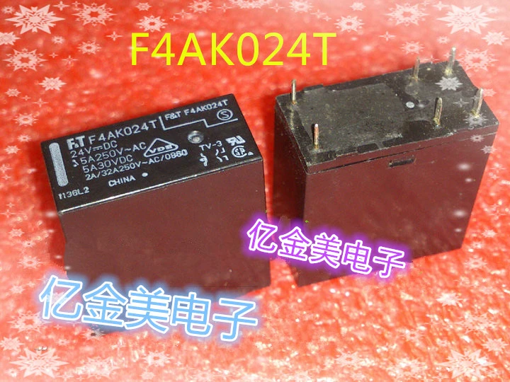 5 шт./лот F.T-F4AK024T-24VDC или F4AK024T FTR-F4AK024T-24VDC F.T-F4AK024T 24 В постоянного тока
5 шт./лот F.T-F4AK024T-24VDC или F4AK024T FTR-F4AK024T-24VDC F.T-F4AK024T 24 В постоянного тока