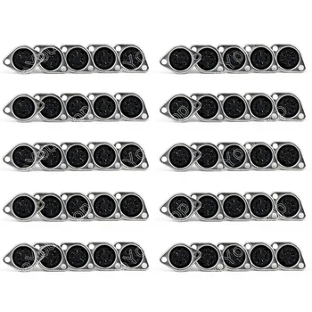 Areyourshop Sale 50 Pcs Metal 7 Pin DIN Female Socket Hulled Panel Mount Connectors
Areyourshop Sale 50 Pcs Metal 7 Pin DIN Female Socket Hulled Panel Mount Connectors