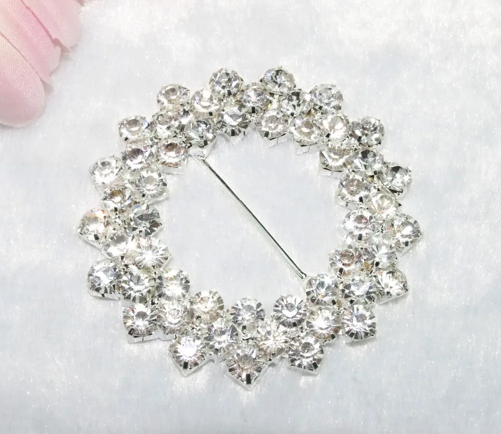 1 Piece 62mm Round Shaped Rhinestone Clear Crystal Buckle Silver Plated Wedding Invitation Scrapbooking Napkin Ring
1 Piece 62mm Round Shaped Rhinestone Clear Crystal Buckle Silver Plated Wedding Invitation Scrapbooking Napkin Ring