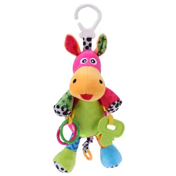 Plush Infant 0-3T Baby Toys Rattles Cartoon Animals Colorful Handbells Plush Music Pull Bell Rattle Toys With Teether Baby Toy
Plush Infant 0-3T Baby Toys Rattles Cartoon Animals Colorful Handbells Plush Music Pull Bell Rattle Toys With Teether Baby Toy