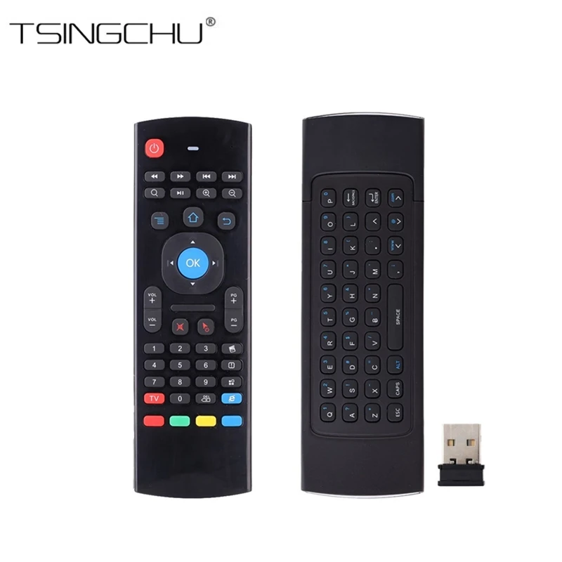 Multifunction 2.4G Wireless Remote Control Infrared MX3 Fly Air Mouse With Keyboard 3-Gyro+3-Gsensor For Android TV Box PC HTPC
Multifunction 2.4G Wireless Remote Control Infrared MX3 Fly Air Mouse With Keyboard 3-Gyro+3-Gsensor For Android TV Box PC HTPC