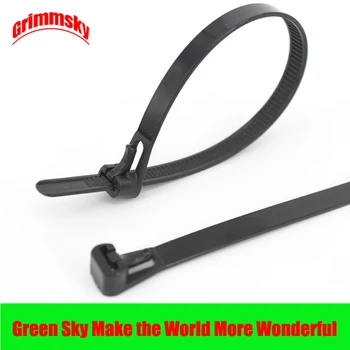 20pcs/lot black color 5*200/8*150/8*200/8*250/8*300/8*400/8*450mm 8/6/8/10/12/16/18inch reusable zip ties
20pcs/lot black color 5*200/8*150/8*200/8*250/8*300/8*400/8*450mm 8/6/8/10/12/16/18inch reusable zip ties