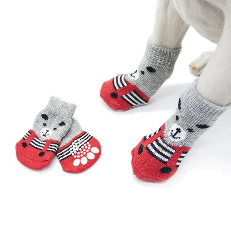 4Pcs/Set S M L XL Size Cotton Rubber Dog Shoes Waterproof Non-Slip Dog Rain Snow Boots Socks Footwear For Small Dogs
4Pcs/Set S M L XL Size Cotton Rubber Dog Shoes Waterproof Non-Slip Dog Rain Snow Boots Socks Footwear For Small Dogs