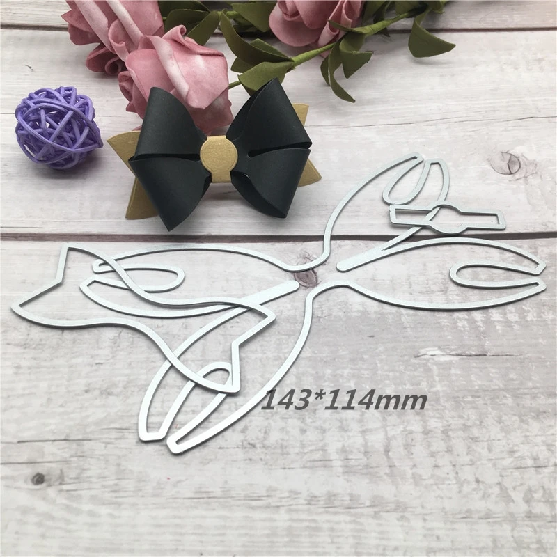 3D Bow Metal Cutting Dies Stencils for DIY Scrapbooking / photo album Decorative Embossing DIY Paper Cards 143*114mm
3D Bow Metal Cutting Dies Stencils for DIY Scrapbooking / photo album Decorative Embossing DIY Paper Cards 143*114mm