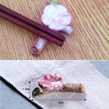 Ceramic Plum Blossom Flower Chopstick Rest Porcelain Spoon Fork Knife Pen Holder Stand Dinner Party Elegant Decoration
Ceramic Plum Blossom Flower Chopstick Rest Porcelain Spoon Fork Knife Pen Holder Stand Dinner Party Elegant Decoration