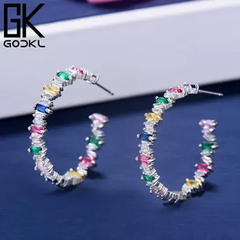 GODKI New Fashion Iregular Geometry Trendy Stud Earrings For Women Cubic Zirconia DUBAI Stud Earring boucle d'oreille femme 2018
GODKI New Fashion Iregular Geometry Trendy Stud Earrings For Women Cubic Zirconia DUBAI Stud Earring boucle d'oreille femme 2018
