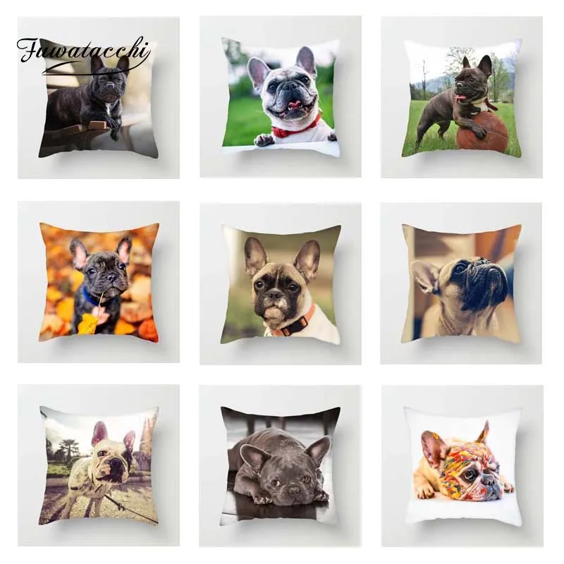 Fuwatacchi Animals French Bull Cushion Cover For Sofa Home Decor Cute Poppy Photo Pillow Cover Decorative Pillowcase
Fuwatacchi Animals French Bull Cushion Cover For Sofa Home Decor Cute Poppy Photo Pillow Cover Decorative Pillowcase