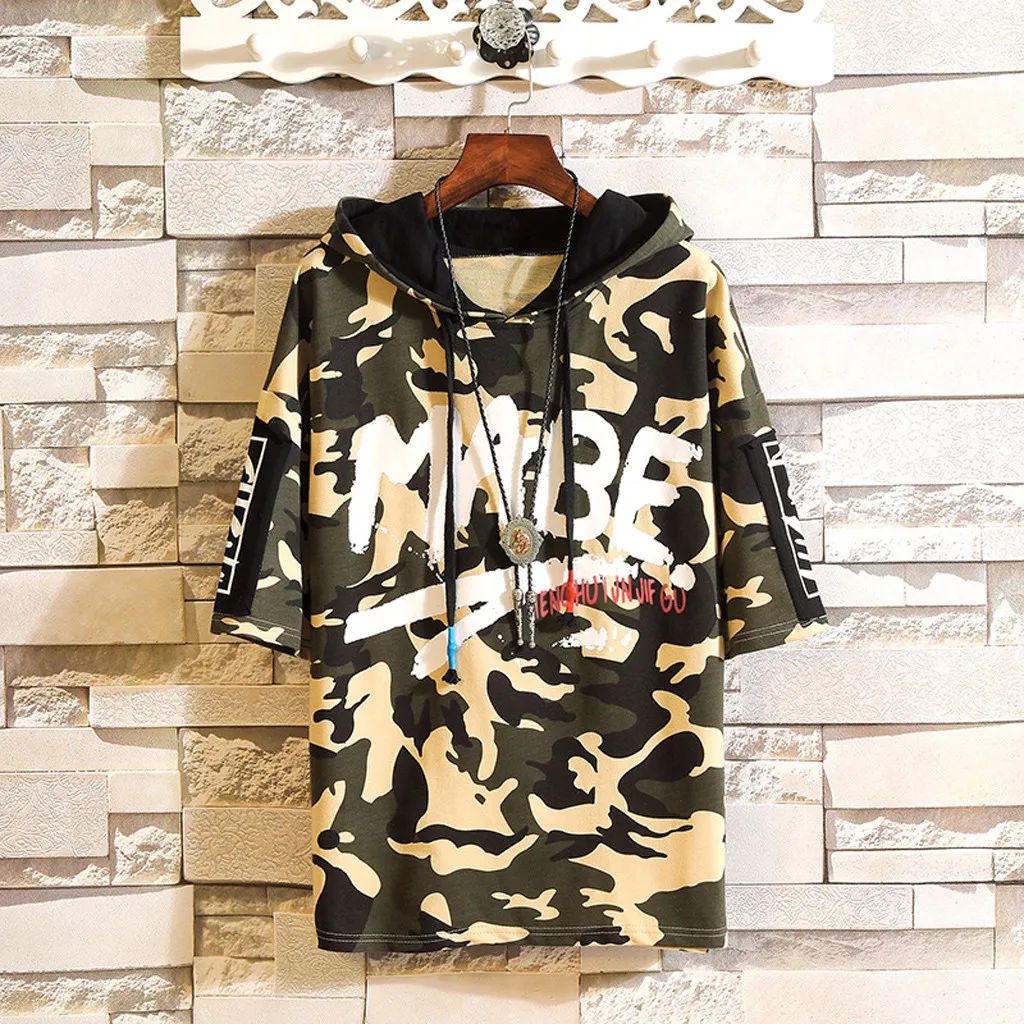 Hoodies Men Summer Sweatshirt Camouflage Printing Hoodie shirts Short Sleeves hip hop Top Streetwear Male Hoodie poleron hombre
Hoodies Men Summer Sweatshirt Camouflage Printing Hoodie shirts Short Sleeves hip hop Top Streetwear Male Hoodie poleron hombre