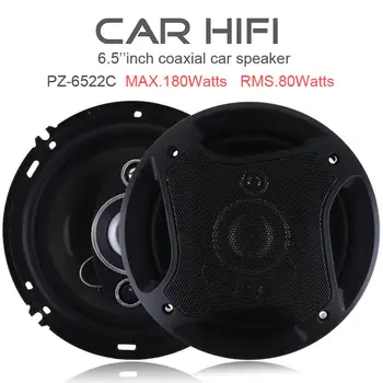 2pcs 6.5 Inch 180W 3 Way Auto Car Coaxial Hifi Speaker Horn Audio Music Stereo Full Range Frequency Non-destructive Installation
2pcs 6.5 Inch 180W 3 Way Auto Car Coaxial Hifi Speaker Horn Audio Music Stereo Full Range Frequency Non-destructive Installation