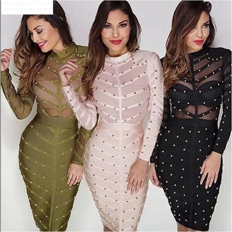 2017 women winter bodycon party dress olive green mesh black red khaki knee length celebrity long sleeve bandage dress vestidos
2017 women winter bodycon party dress olive green mesh black red khaki knee length celebrity long sleeve bandage dress vestidos