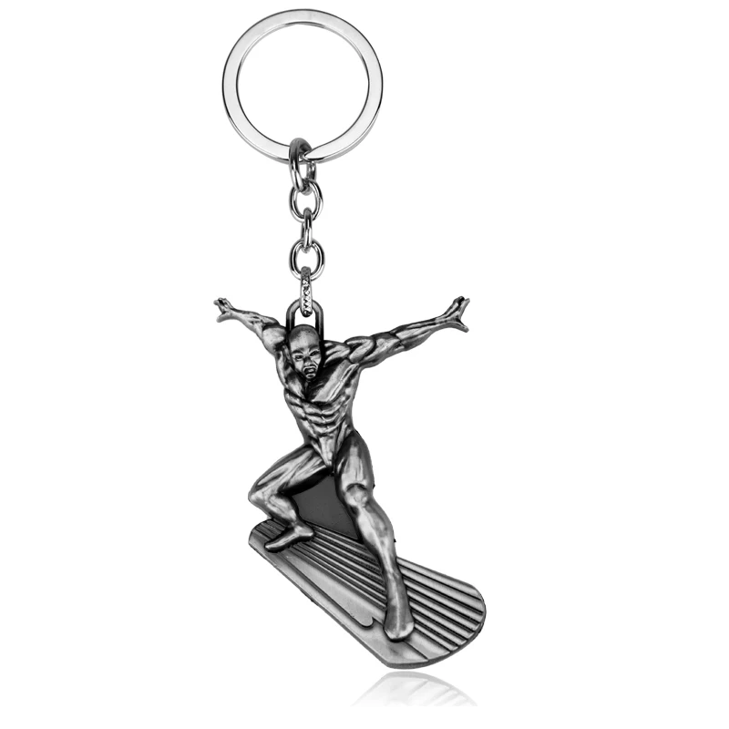 Marvel Movie Superhero Fantastic Four Silver Surfer Alloy Car Keychain Holder Best Friend Graduation Chirstmas Day Gift
Marvel Movie Superhero Fantastic Four Silver Surfer Alloy Car Keychain Holder Best Friend Graduation Chirstmas Day Gift