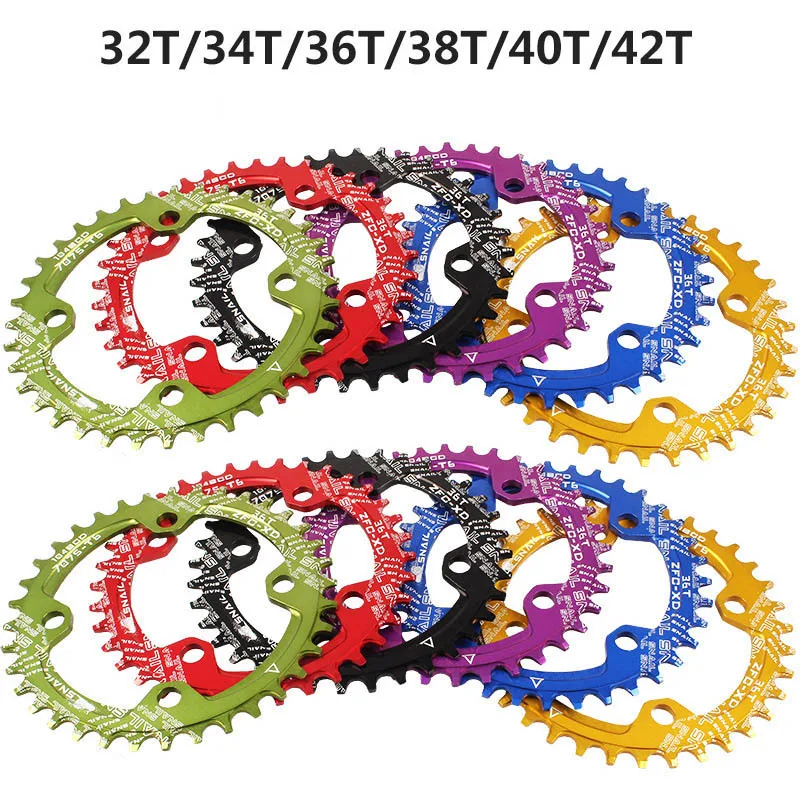 Hot Selling Narrow Wide Chainring Mountain Bike 104BCD 32T 34T 36T 38T 40T Crankset Tooth Plate Parts
Hot Selling Narrow Wide Chainring Mountain Bike 104BCD 32T 34T 36T 38T 40T Crankset Tooth Plate Parts