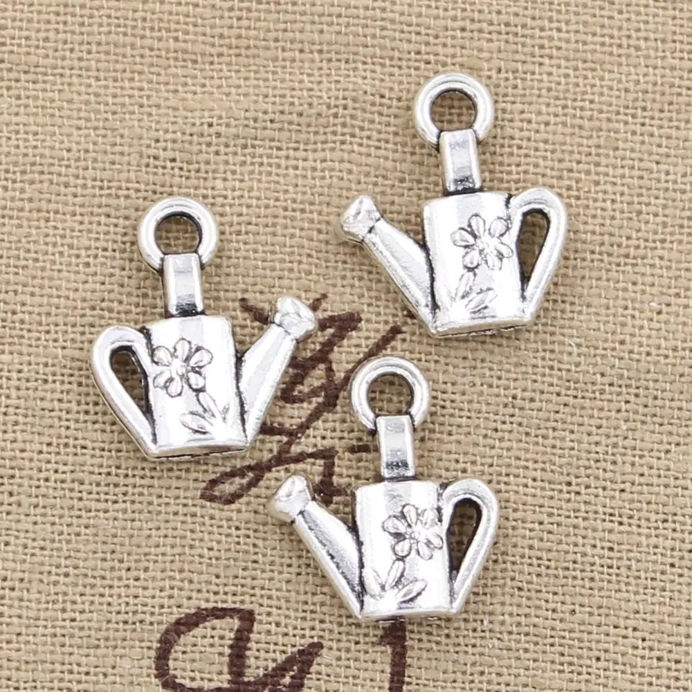 15pcs Charms watering can gardening 18x15mm Antique Silver Plated Pendants Making DIY Handmade Tibetan Silver Jewelry
15pcs Charms watering can gardening 18x15mm Antique Silver Plated Pendants Making DIY Handmade Tibetan Silver Jewelry