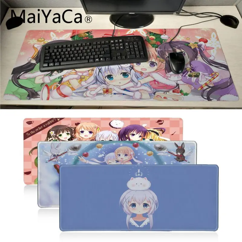 Maiyaca A Rabbit Hoto Kokoa Kafuu Chino anime mouse pad gamer play mats Locking Edge gaming Mousepad Mat Keyboard Mat Table Pad
Maiyaca A Rabbit Hoto Kokoa Kafuu Chino anime mouse pad gamer play mats Locking Edge gaming Mousepad Mat Keyboard Mat Table Pad