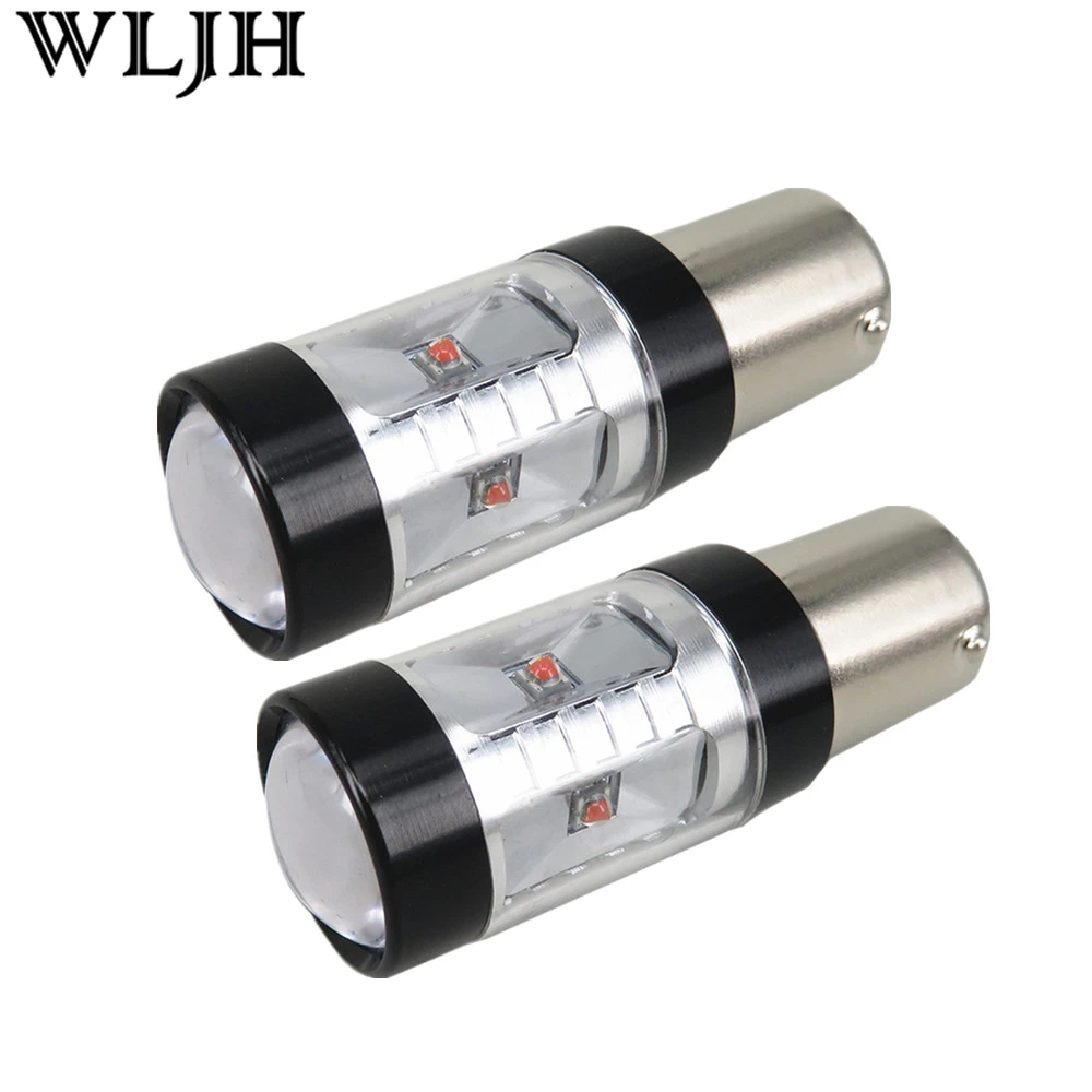 WLJH 2x Red 30W 800lm XBD LED Chip 1156 BA15S P21W LED Car Brake Tail Light Lamp Bulbs for Audi / BMW / Volkswagen /MERCEDESBENZ
WLJH 2x Red 30W 800lm XBD LED Chip 1156 BA15S P21W LED Car Brake Tail Light Lamp Bulbs for Audi / BMW / Volkswagen /MERCEDESBENZ