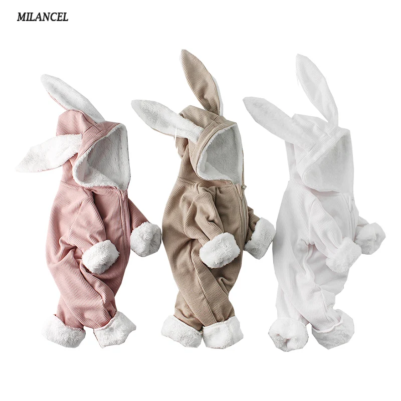 MILANCEl 2018 Winter Baby Rompers Cute Cartoon Rabbit Infant Girl Boy Jumpers Kids Baby Outfits Clothes Thick Lining Baby Romper
MILANCEl 2018 Winter Baby Rompers Cute Cartoon Rabbit Infant Girl Boy Jumpers Kids Baby Outfits Clothes Thick Lining Baby Romper