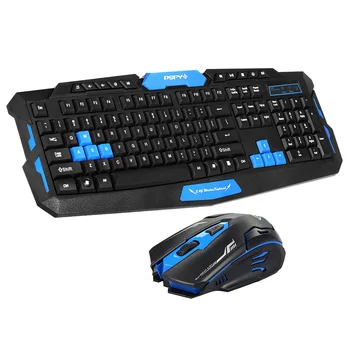 2.4GHz Wireless Gaming Keyboard Mouse Combo 19 Key Anti-ghosting Adjustable DPI USB Receiver Adapter Mouse Mat for DesktopLaptop
2.4GHz Wireless Gaming Keyboard Mouse Combo 19 Key Anti-ghosting Adjustable DPI USB Receiver Adapter Mouse Mat for DesktopLaptop