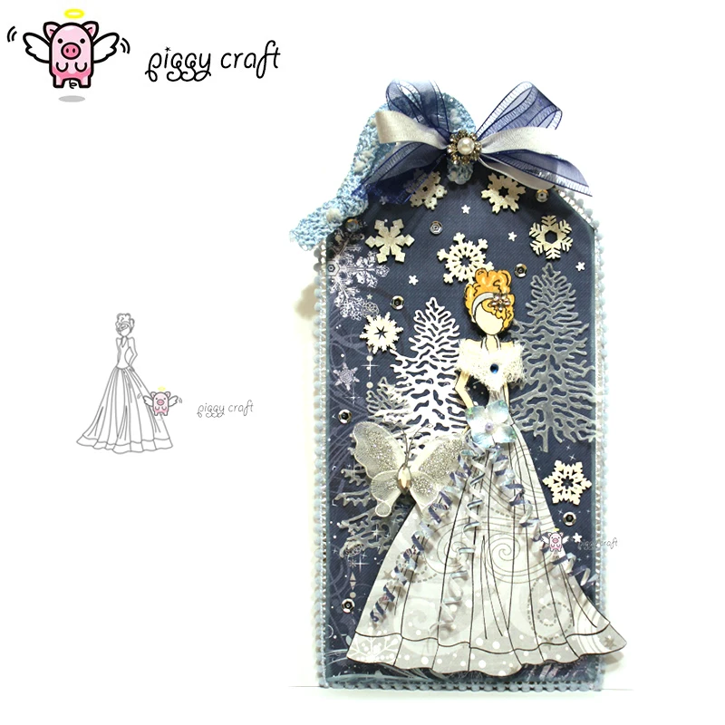 Piggy Craft metal cutting dies cut die mold Long skirt princess Scrapbook paper craft knife mould blade punch stencils die
Piggy Craft metal cutting dies cut die mold Long skirt princess Scrapbook paper craft knife mould blade punch stencils die