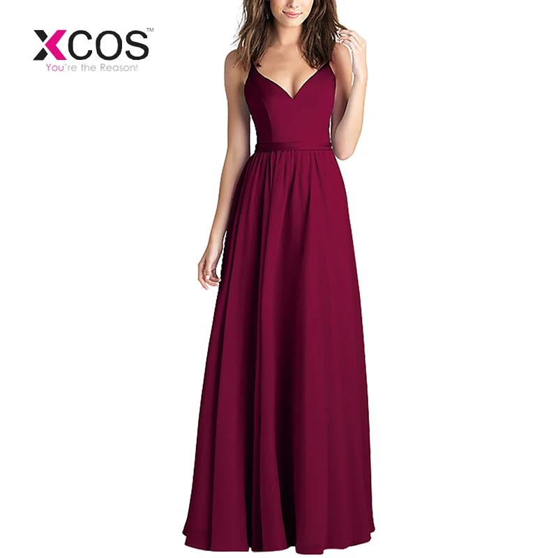 2019 Burgundy Chiffon A-line Bridesmaid Dresses Sexy Backless V neck Pleats Floor Length Wedding Party Formal Dress
2019 Burgundy Chiffon A-line Bridesmaid Dresses Sexy Backless V neck Pleats Floor Length Wedding Party Formal Dress