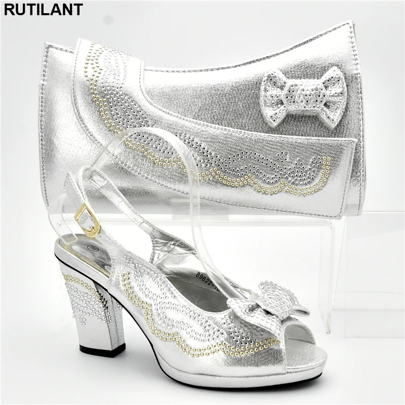 New Fashion Matching Shoes and Bag Set In Heels Summer High Heeled Shoes for Women Italian Shoes with Matching Bags for Wedding
New Fashion Matching Shoes and Bag Set In Heels Summer High Heeled Shoes for Women Italian Shoes with Matching Bags for Wedding
