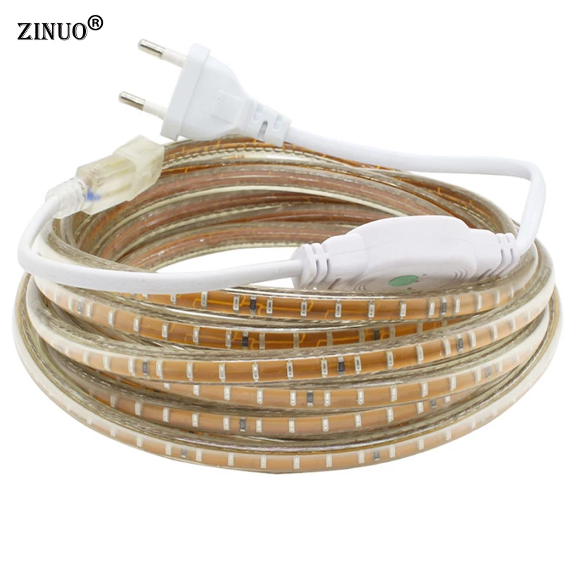 220V Led Strip 3014 With EU Power plug Waterproof IP67 120Leds/M Flexible LED Tape Ribbon Outdoor 1M 2M 3M 5M 10M 15M 20M 30M
220V Led Strip 3014 With EU Power plug Waterproof IP67 120Leds/M Flexible LED Tape Ribbon Outdoor 1M 2M 3M 5M 10M 15M 20M 30M