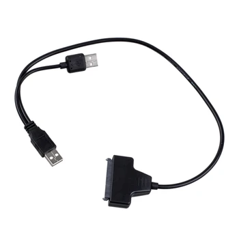 USB 2.0 to SATA Serial ATA 15+7 22P Adapter Cable For 2.5" HDD Laptop Hard Drive
USB 2.0 to SATA Serial ATA 15+7 22P Adapter Cable For 2.5" HDD Laptop Hard Drive