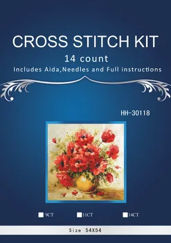 Top Quality Lovely Counted Cross Stitch Kit Simialr DIM DMC ANCHOR cross stitch set embroidery kit Pretty poppy
Top Quality Lovely Counted Cross Stitch Kit Simialr DIM DMC ANCHOR cross stitch set embroidery kit Pretty poppy